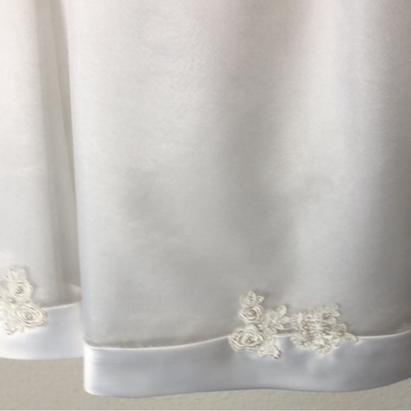 JJ Anjorden Formal appliqué pearls Dress Communion 7 prettier than pictu… - Picture 3 of 13